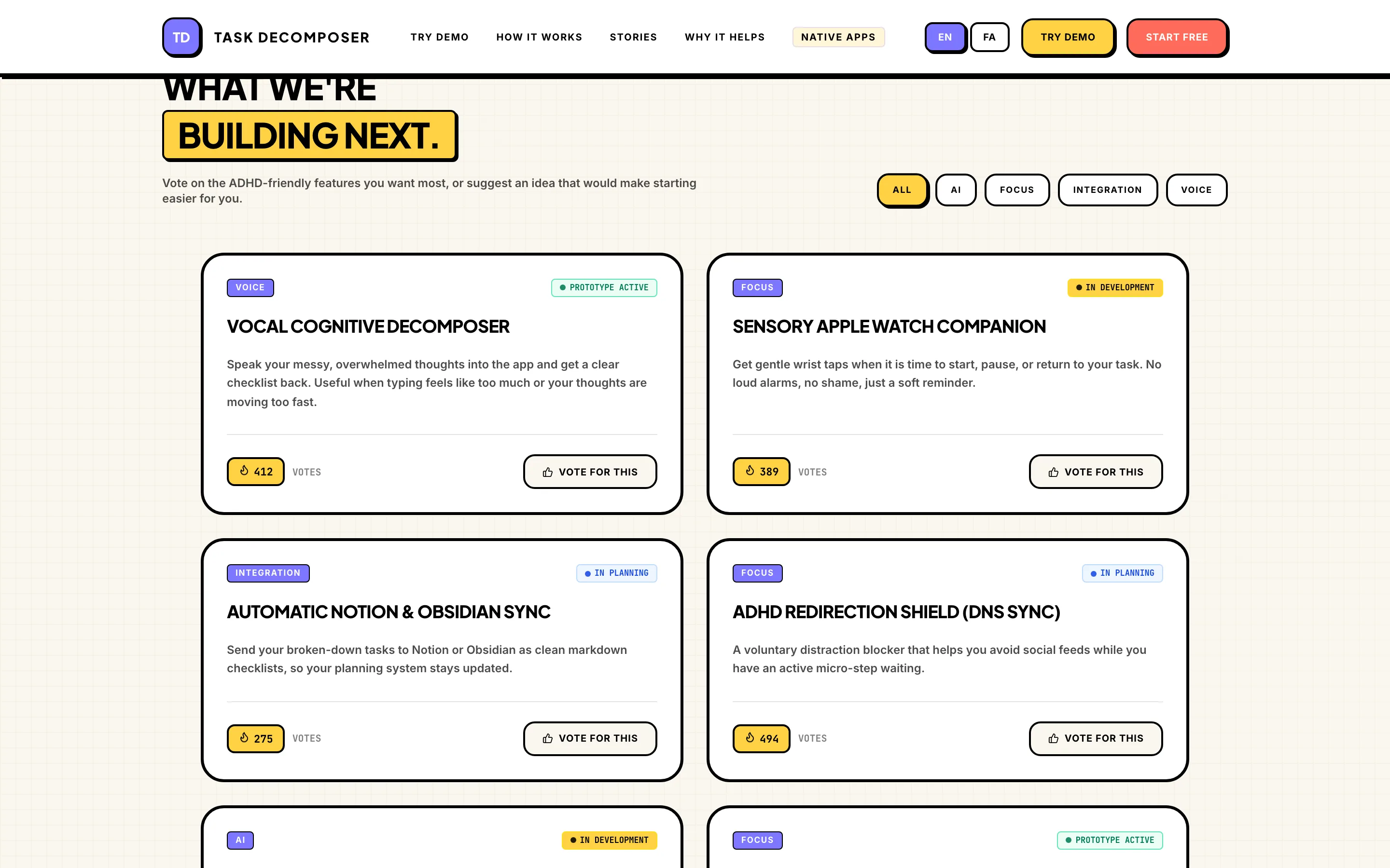 Task Decomposer — real product screen 9 of 10